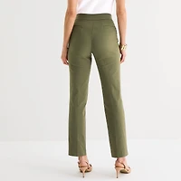 Liz Claiborne Lisa Womens Tall Straight Pull-On Pant