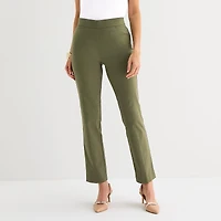 Liz Claiborne Lisa Womens Tall Straight Pull-On Pant