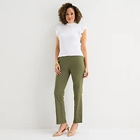Liz Claiborne Lisa Womens Tall Straight Pull-On Pant