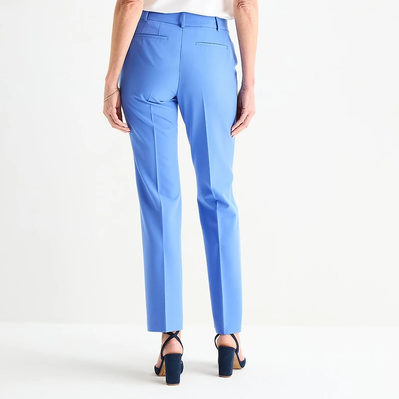 Liz Claiborne Audra Womens Tall Straight Mid Rise Trouser