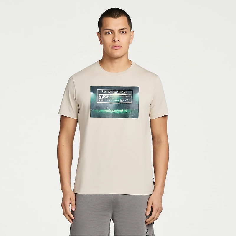 MESSI Collection Mens Round Neck Short Sleeve Regular Fit Graphic T-Shirt