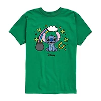 Disney Collection Little & Big Kid Boys Crew Neck Short Sleeve Regular Fit Graphic T-Shirt