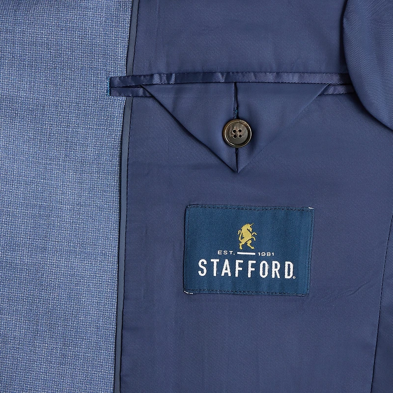 Stafford Smart Tech Mens Stretch Fabric Classic Fit Suit Jacket