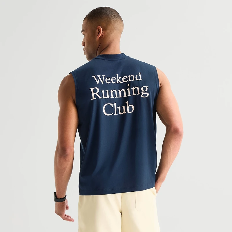 Xersion Mens Crew Neck Sleeveless Muscle T-Shirt