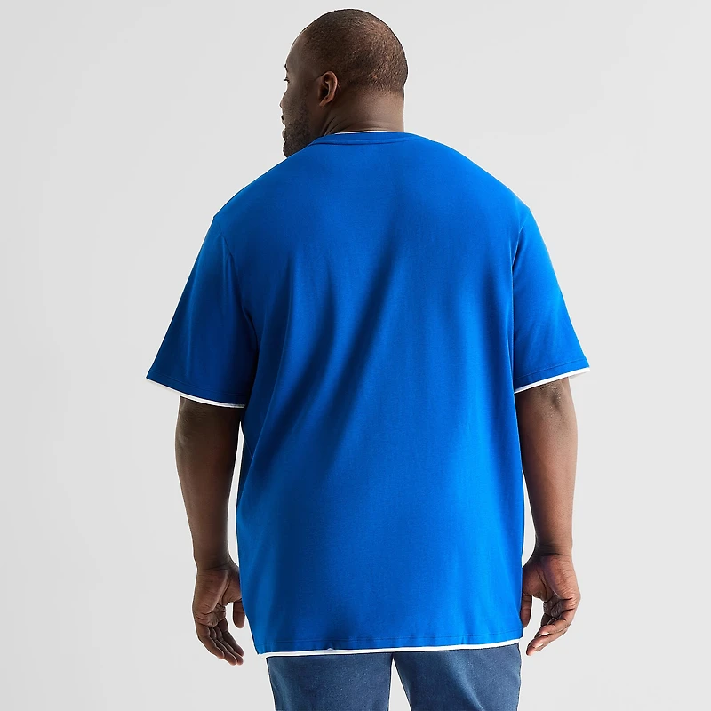 Shaquille O'Neal XLG™ Mens Crew Neck Short Sleeve Big and Tall T-Shirt