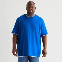 Shaquille O'Neal XLG™ Mens Crew Neck Short Sleeve Big and Tall T-Shirt