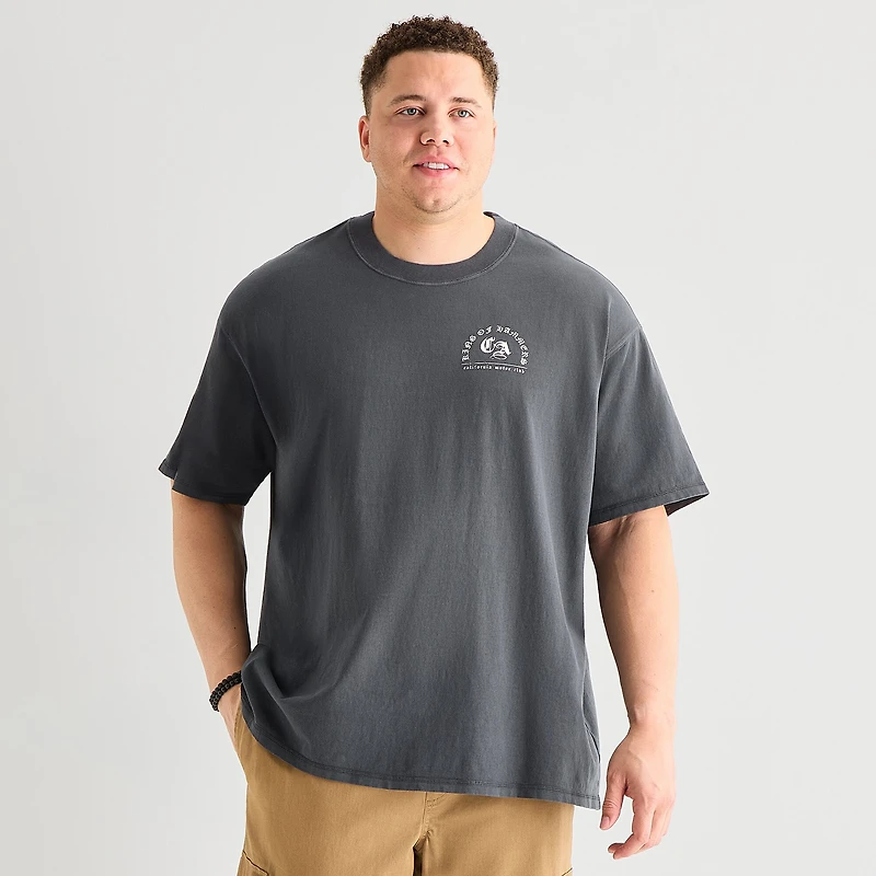 Arizona Mens Crew Neck Short Sleeve Big and Tall T-Shirt