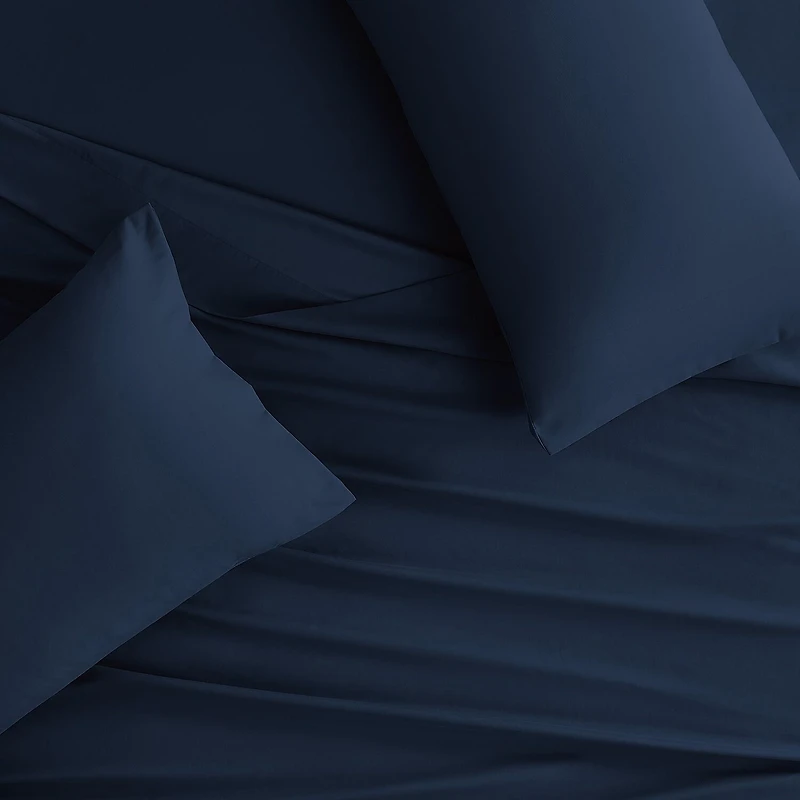 My World Brushed Solid Wrinkle Resistant Sheet Set