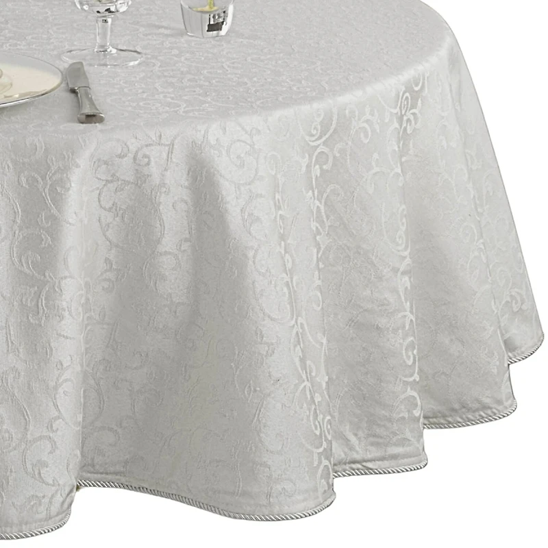 Lenox Opal Innocence Round Tablecloth