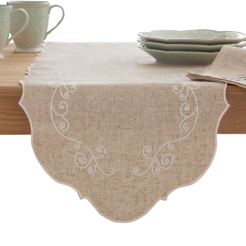 Lenox French Perle Linen 4-pc. Table Runner