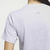 adidas Womens Crew Neck Short Sleeve Active T-Shirt