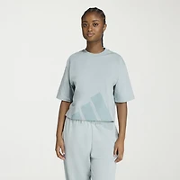 adidas Womens Crew Neck Short Sleeve Active T-Shirt