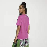 adidas Womens Farm Rio Crew Neck Short Sleeve Active T-Shirt
