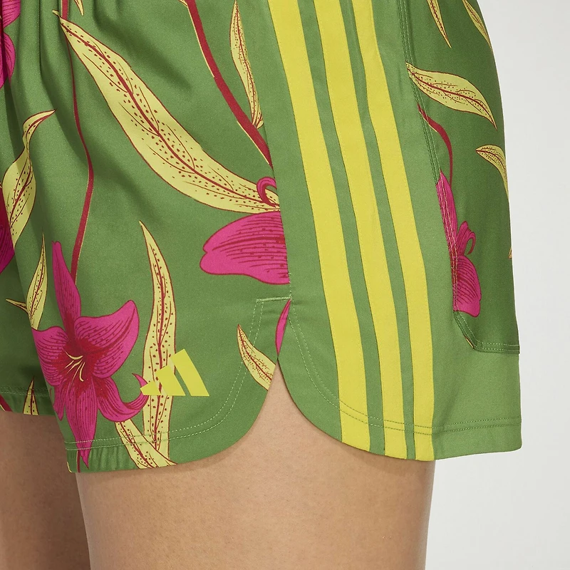 adidas Womens Farm Rio 5" High Rise Active Pull-On Short