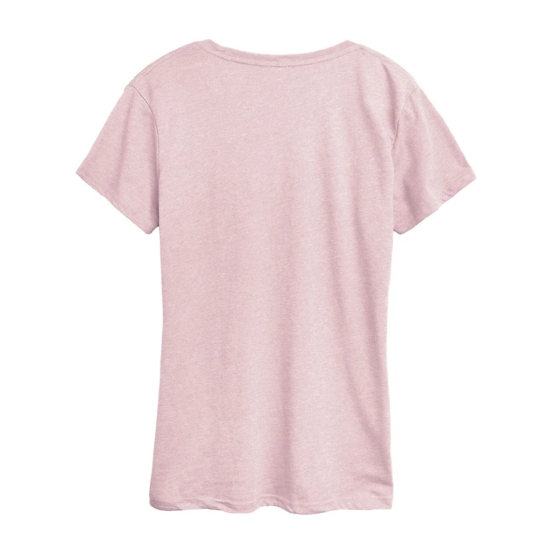 Barbie Furniture Womens Crew Neck Short Sleeve Classic Fit Graphic T-Shirt