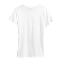 Love Mickey Minnie Womens Crew Neck Short Sleeve Classic Fit and Friends Graphic T-Shirt