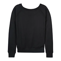Valentines Vibes Womens Boat Neck Long Sleeve Classic Fit Graphic T-Shirt