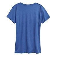 Peanuts Valentines Squad Womens Crew Neck Short Sleeve Classic Fit Graphic T-Shirt