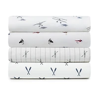 Eddie Bauer® Eddie's Oars 100% Cotton Percale Sheet Set