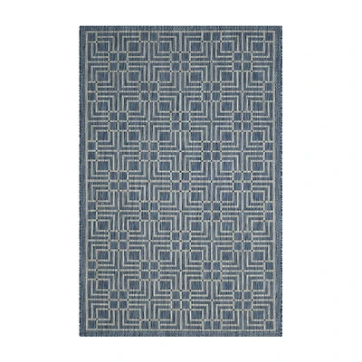 Safavieh Courtyard Collection Adelaide Geometric Indoor/Outdoor Area Rug