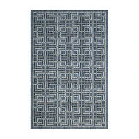 Safavieh Courtyard Collection Adelaide Geometric Indoor/Outdoor Area Rug
