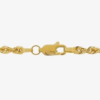 14K Gold Glitter Rope 20-24" 3mm Chain