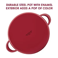 Rachael Ray Create Delicious 12-Qt. Steel Stockpot