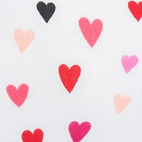 Design Imports Confetti Hearts Print 6-pc. Napkins