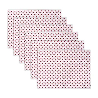 Design Imports Lil Hearts Ribbed 6-pc. Placemat