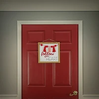 National Tree Co. 13" Valentine's Follow Your Heart Wall Sign