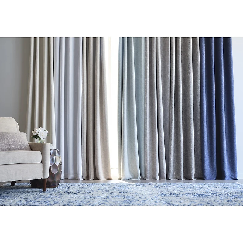 Max Blackout Campbell Grommet Top Energy Saving 100% Single Curtain Panel
