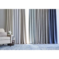 Max Blackout Campbell Grommet Top Energy Saving 100% Single Curtain Panel