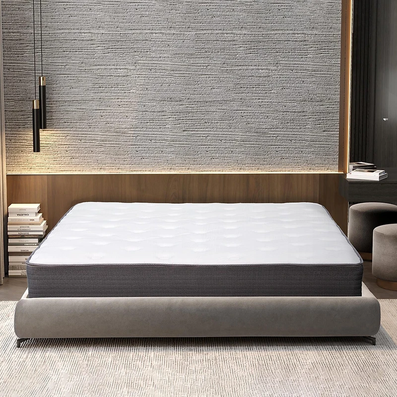 Primo Equilibria Pocket Coil 8" Medium Hybrid Tight Top - Mattress a Box