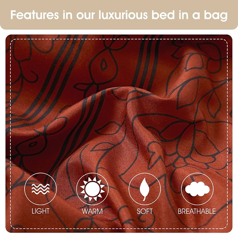 Stratford Park Linati 7-pc. Damask + Scroll Midweight Comforter Set