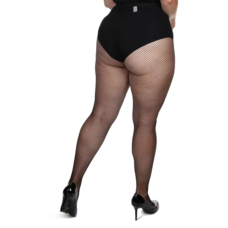 MeMoi Womens Fishnet Plus Tights