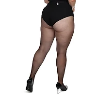 MeMoi Womens Fishnet Plus Tights