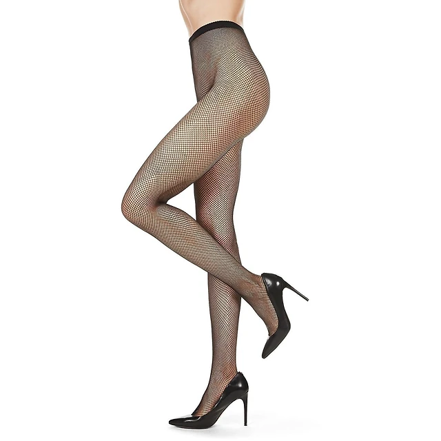 MeMoi Womens Classic Mini Fishnet Tights
