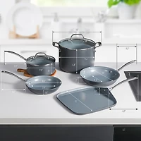 Commercial Chef 7-pc. Non-Stick Cookware Set