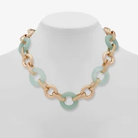 a.n.a Gold Tone Womens Inch Collar Necklace