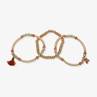 a.n.a Gold Tone Womens 3-pc. Bracelet Set
