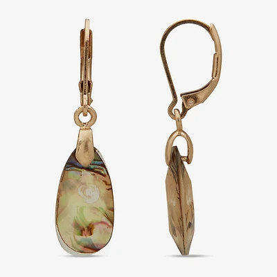 a.n.a Gold Tone Womens Drop Earrings