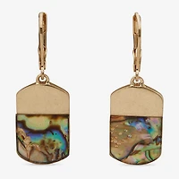 a.n.a Gold Tone Womens Drop Earrings