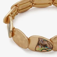 a.n.a Gold Tone Womens Stretch Bracelet