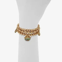 a.n.a Gold Tone Womens 3-pc. Bracelet Set