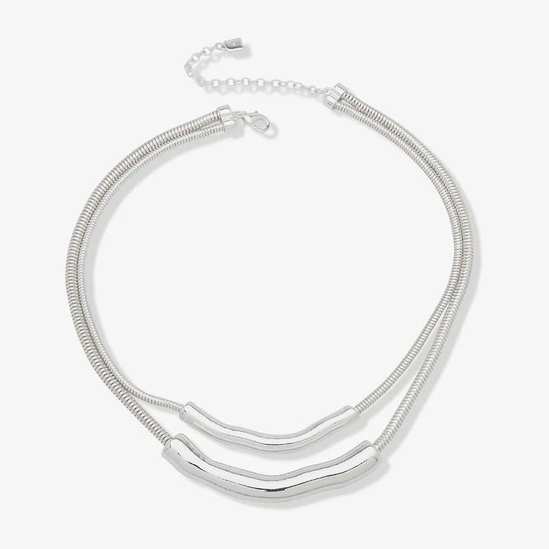 Worthington Silver Tone Womens 17 Inch Strand Necklace