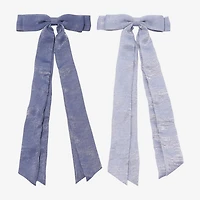 Arizona Blue Denim 2-pc. Hair Bow