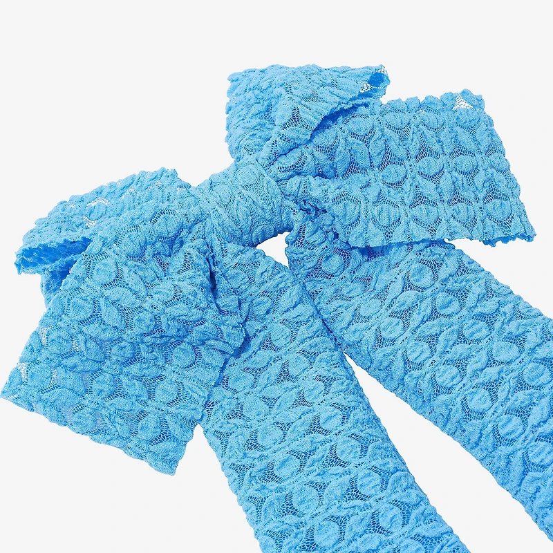 Arizona Blue Textured Hair Bow