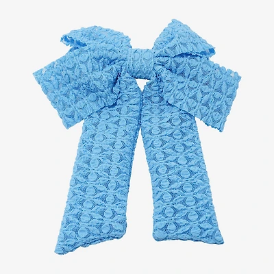 Arizona Blue Textured Hair Bow