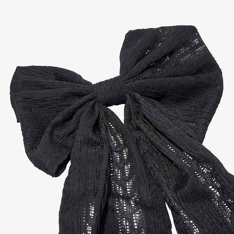Arizona Black Lace Hair Bow