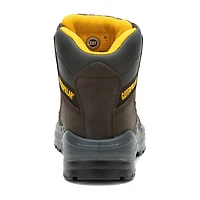 CAT Mens Striver Steel Toe Slip Resistant Block Heel Work Boots